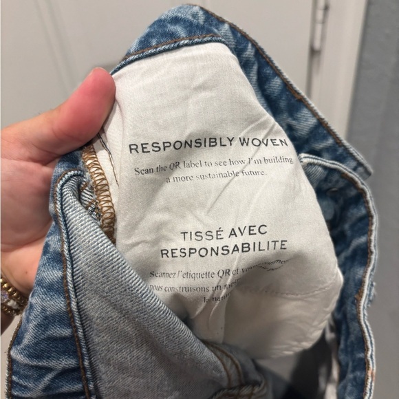 FRAME DIVINE BARREL JEANS RELEASED INSIDE STEP FRAY, SIZE 29 - Picture 6 of 7